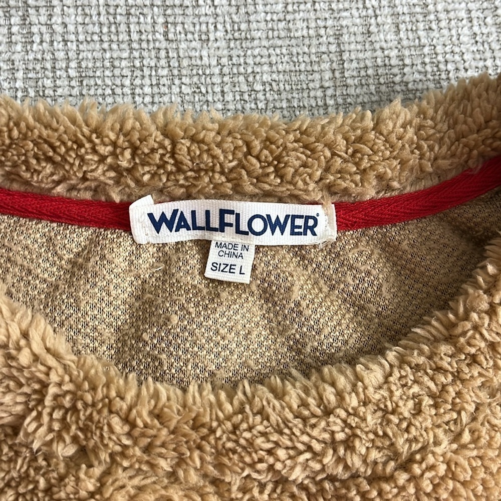 ⭐️ Wallflower Christmas Fuzzy Sweater- size Large - Picture 3 of 6